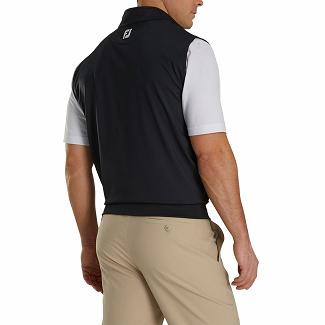 Men's Footjoy Golf Vest Black NZ-582488
